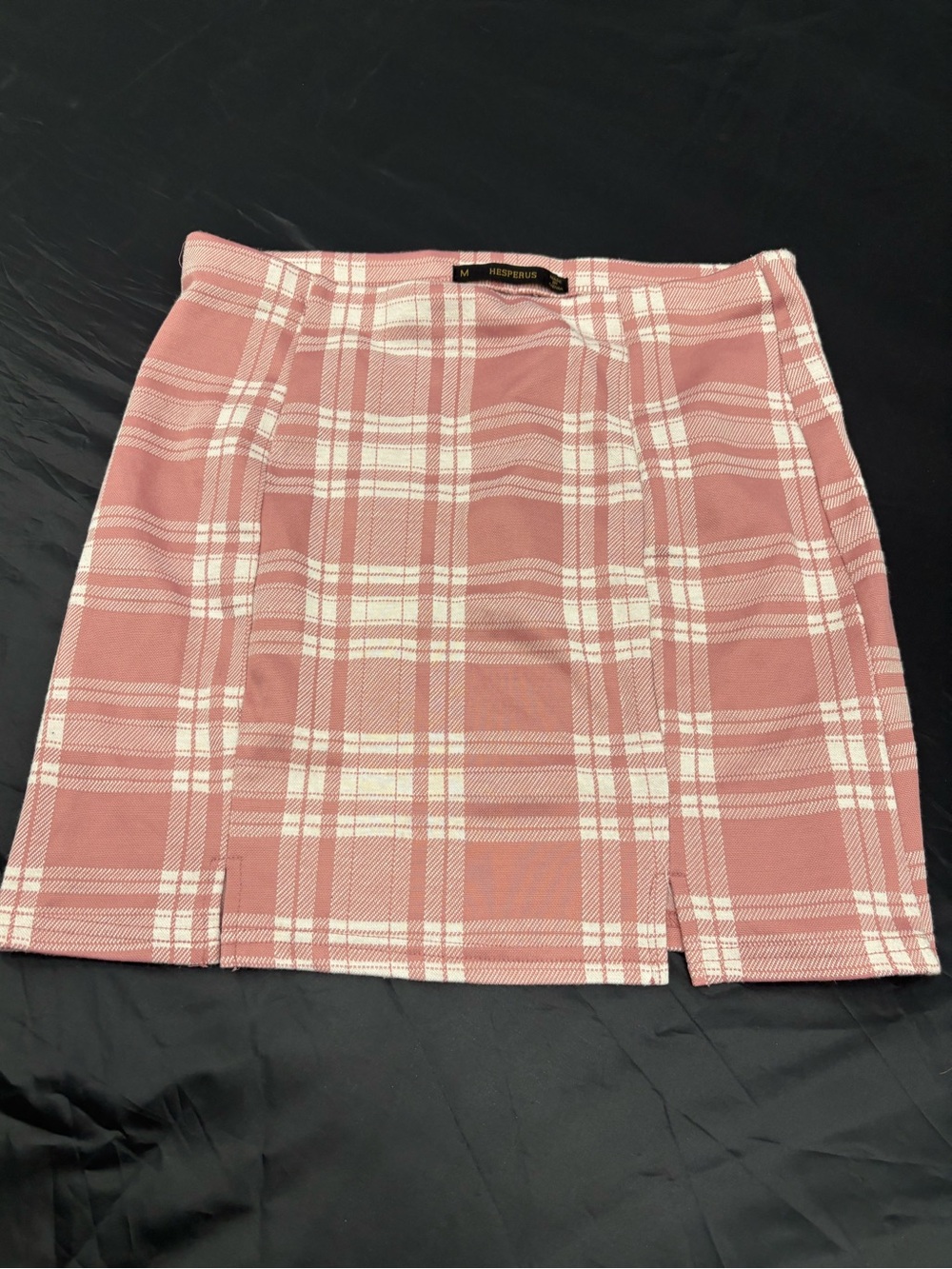 Hesperus Pink Plaid Mini Skirt